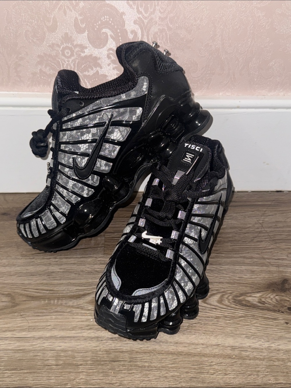 Nike Shok TL SP3 Black and Silver Riccardo Tisci